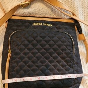 Adrienne Vittadini® | Black & Tan Quilted Crossbody Bag